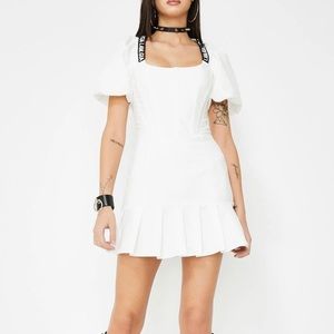 WHITE CHELSEY MINI DRESS